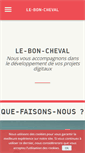 Mobile Screenshot of leboncheval.com